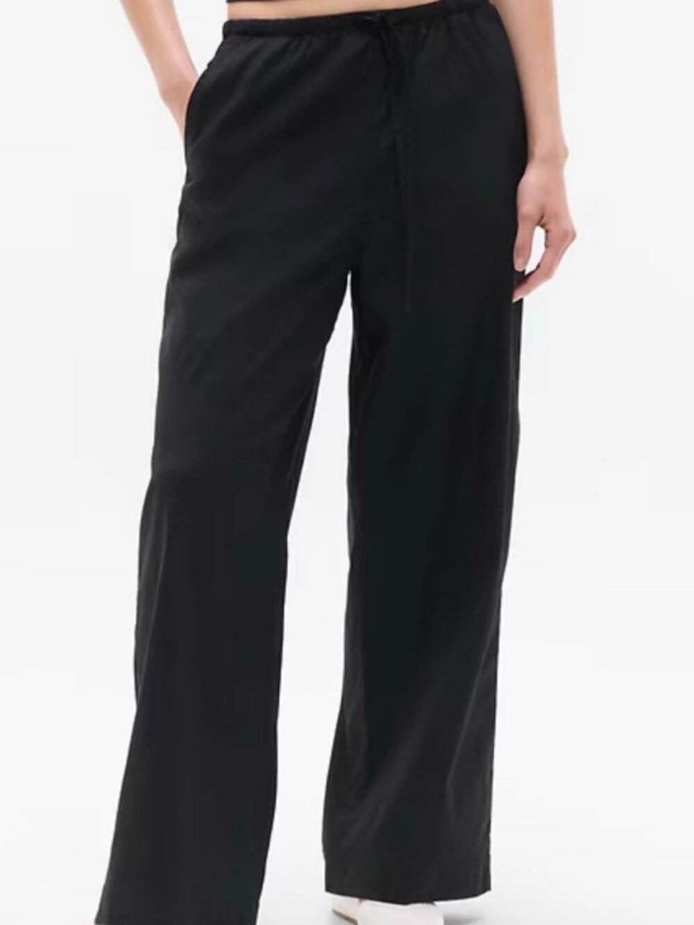 Athleta Paradise Black Wide Leg Pants